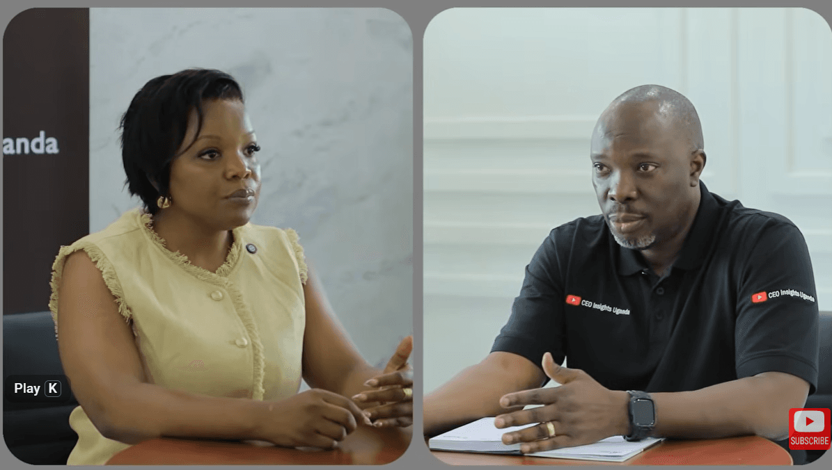 Happy speaking during a CEO Insights Uganda interview