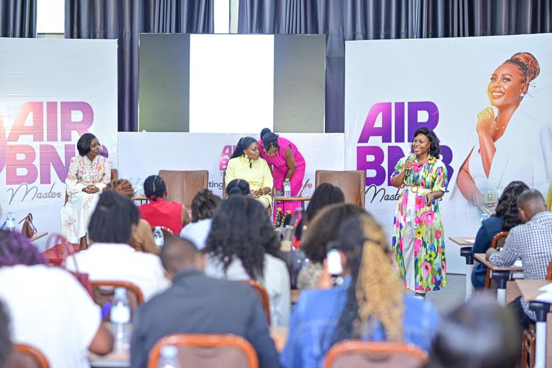 Participant working on a laptop during the cohort.